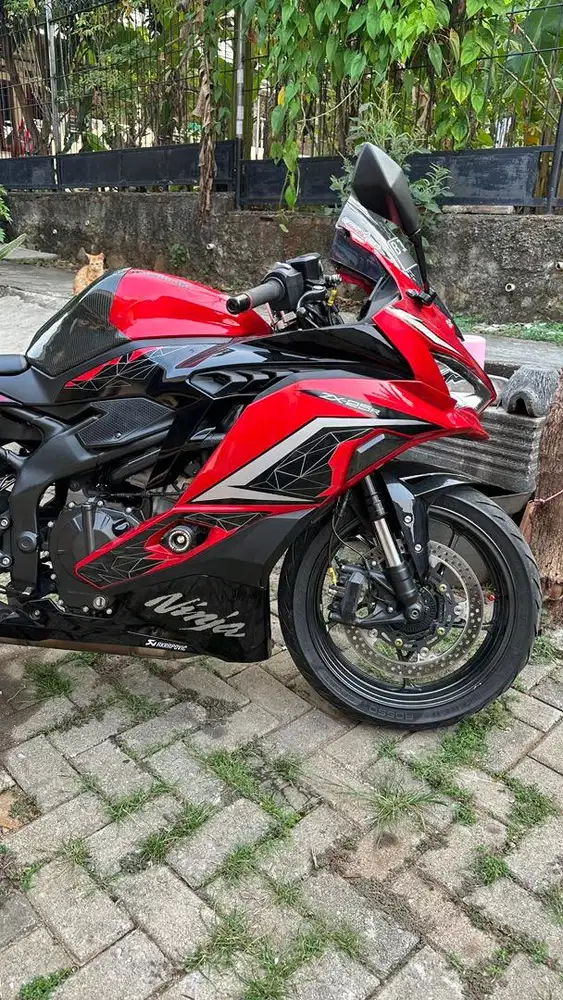 ZX25R ABS QS persimmon red ( warna langka ) ZX NINJA