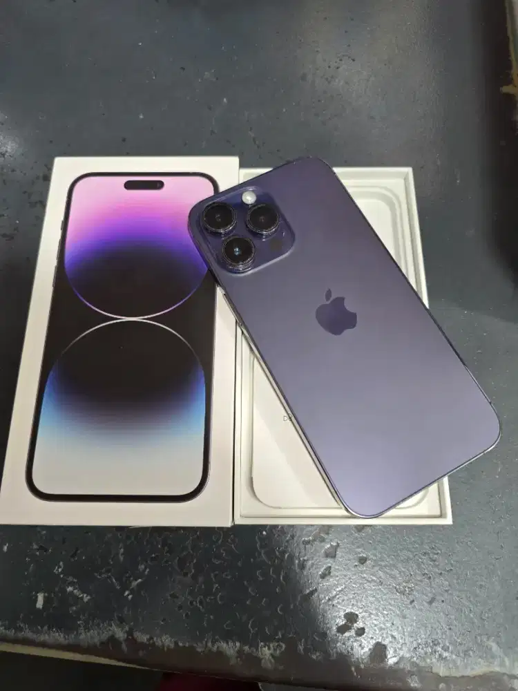 Iphone 14 Promax 256gb ex Ibox, BH 80% MULUS , Hp + Box , tdk ad Kabel