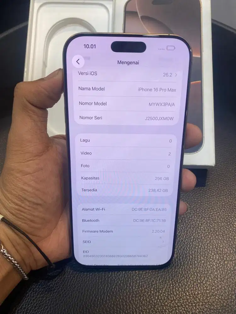 Iphone 16 promax 256gb ibox