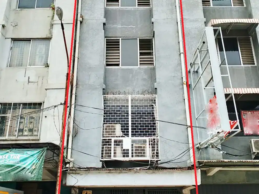 Ruko 4 Lantai Jl. Pinangsia, Mangga Besar, Taman Sari, Jakarta Barat