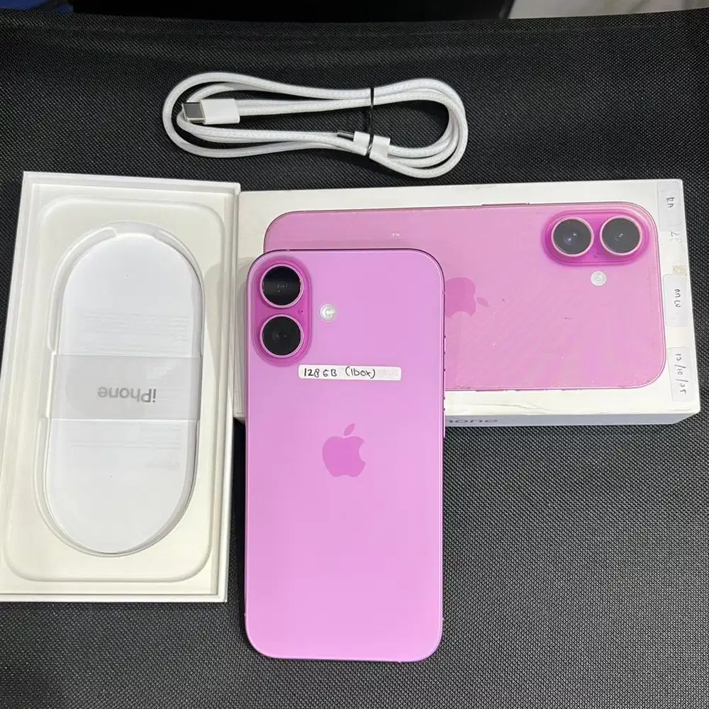 iphone 16 128gb resmi ibox fungsional normal garansi on oktober