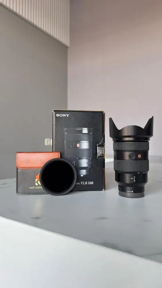 Lensa Sony FE 24-70mm F2.8 GM (mark 1) +K&f concept Variable ND filter