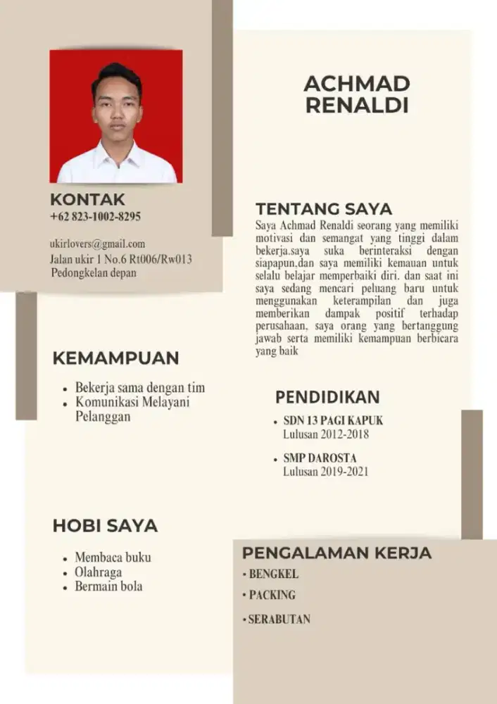 Nyari lowongan kerja packing,gudang,ob,produksi