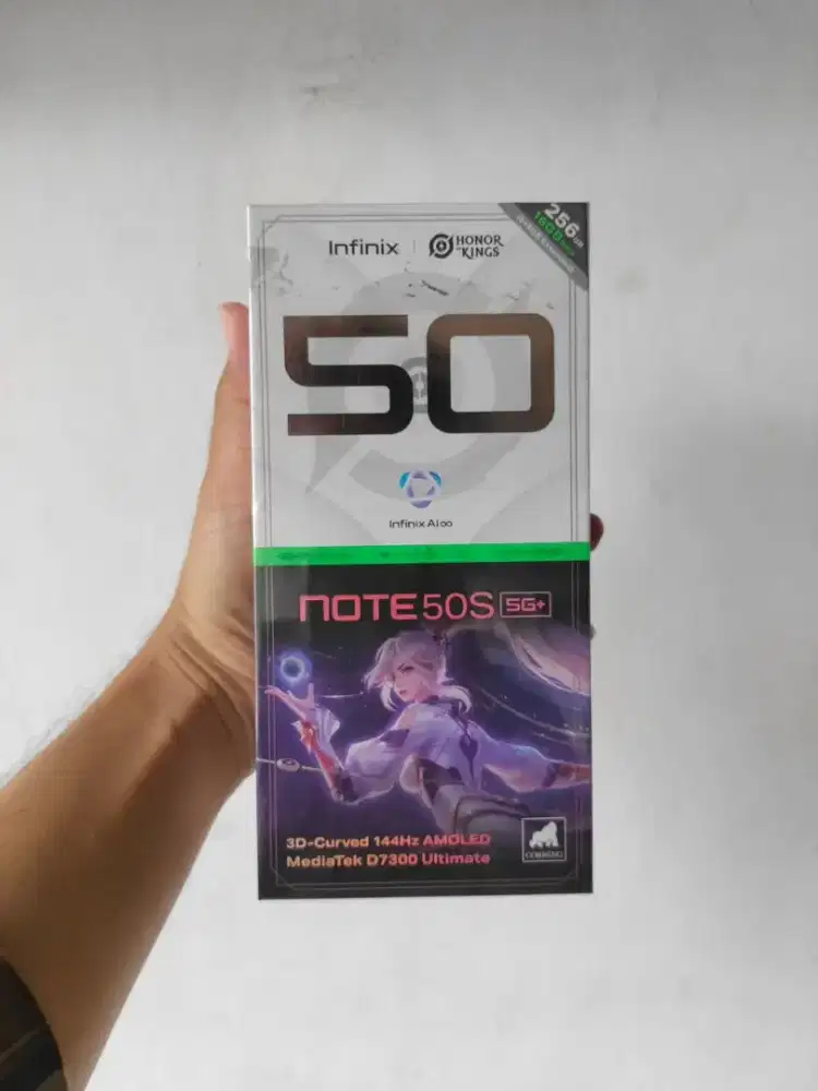 INFINIX NOTE 50s 5G 8/256GB New Sgel Garansi Resmi