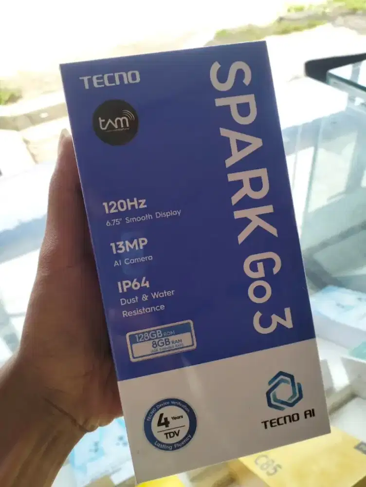 Tecno Spark Go 3 4/128GB New Segel Garansi Resmi