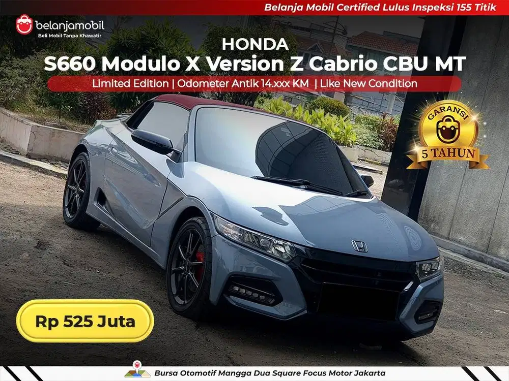 [LIMITED EDITION] Honda S660 S 660 Modulo X Version Z Cabrio 2021 2022