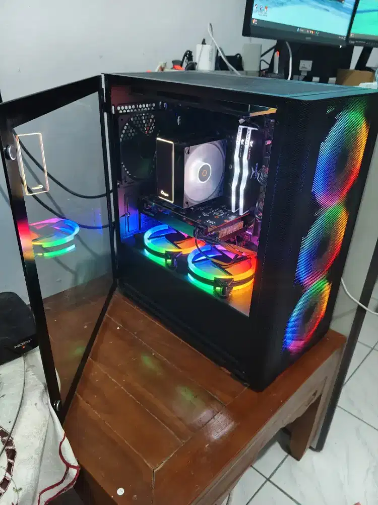 PC, Komputer Rakitan Intel Core i5 12400f RX 6600 8GB Ram 16gb DDR4