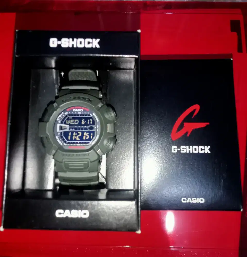 Jam Casio G-Shock G9000 - 3VDR Mudman / Warna Hijau Army