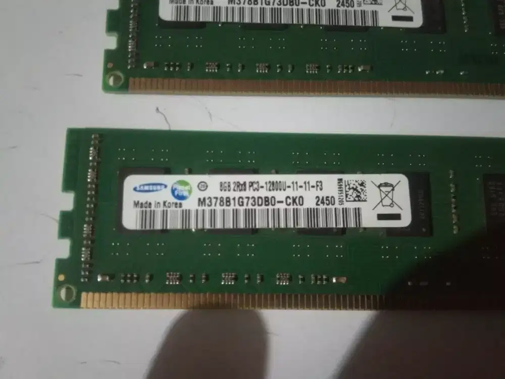 ram pc ddr3 8gb X 2 keping 12600.