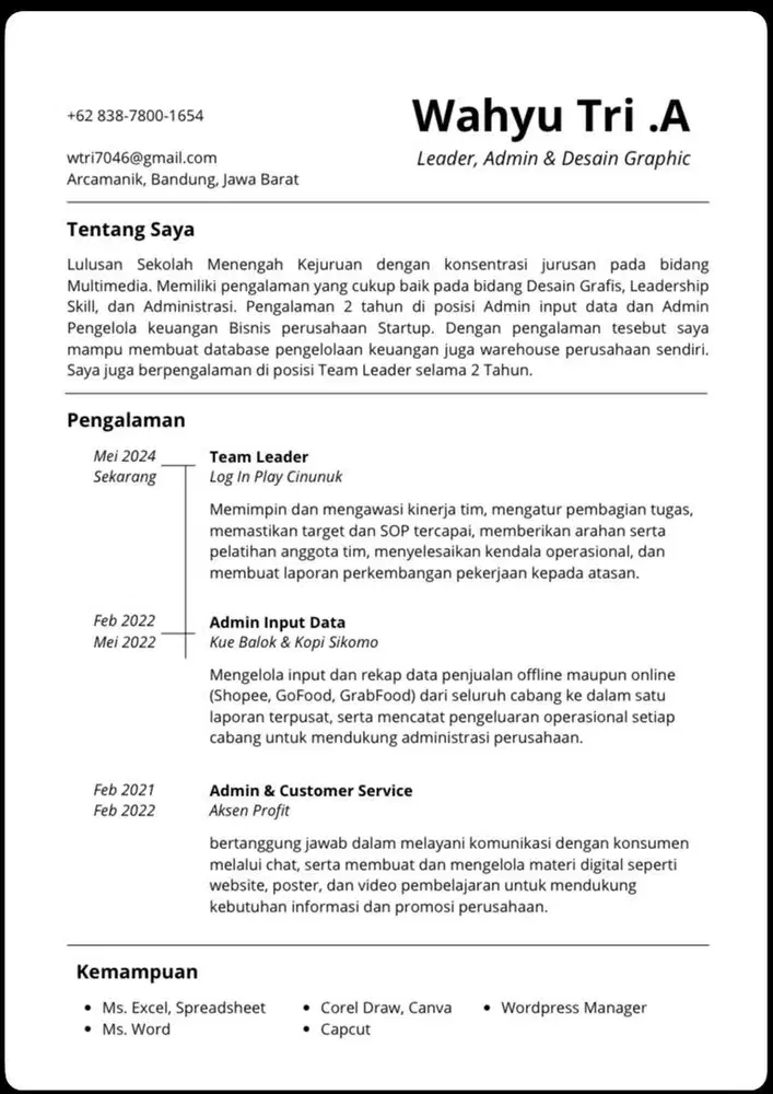 Cari Kerja Part Time / Remote