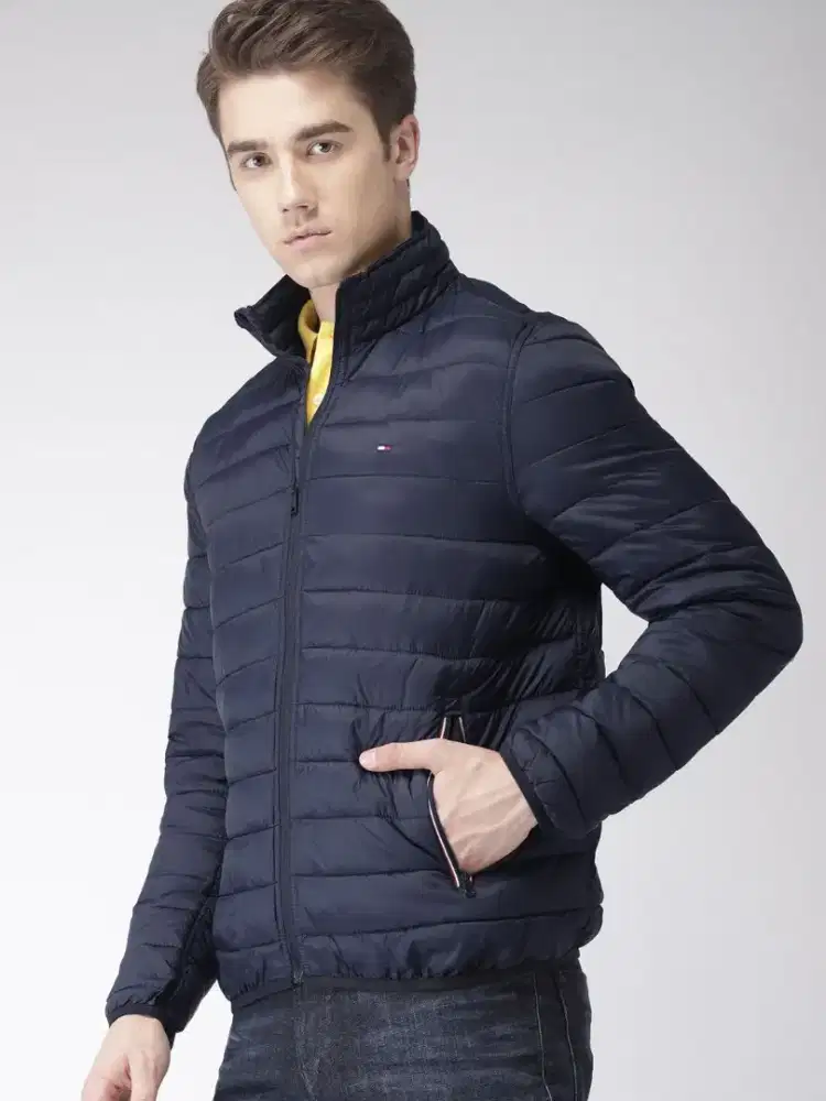 Puffer Jacket Tommy Hilfiger Navy blue colour Size l