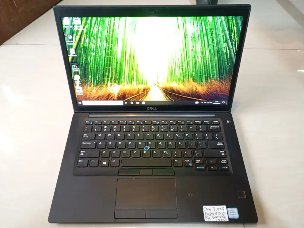 Dell latitude e7490 core i7 8650u  ram16gb ssd512gb 14inch murah saja