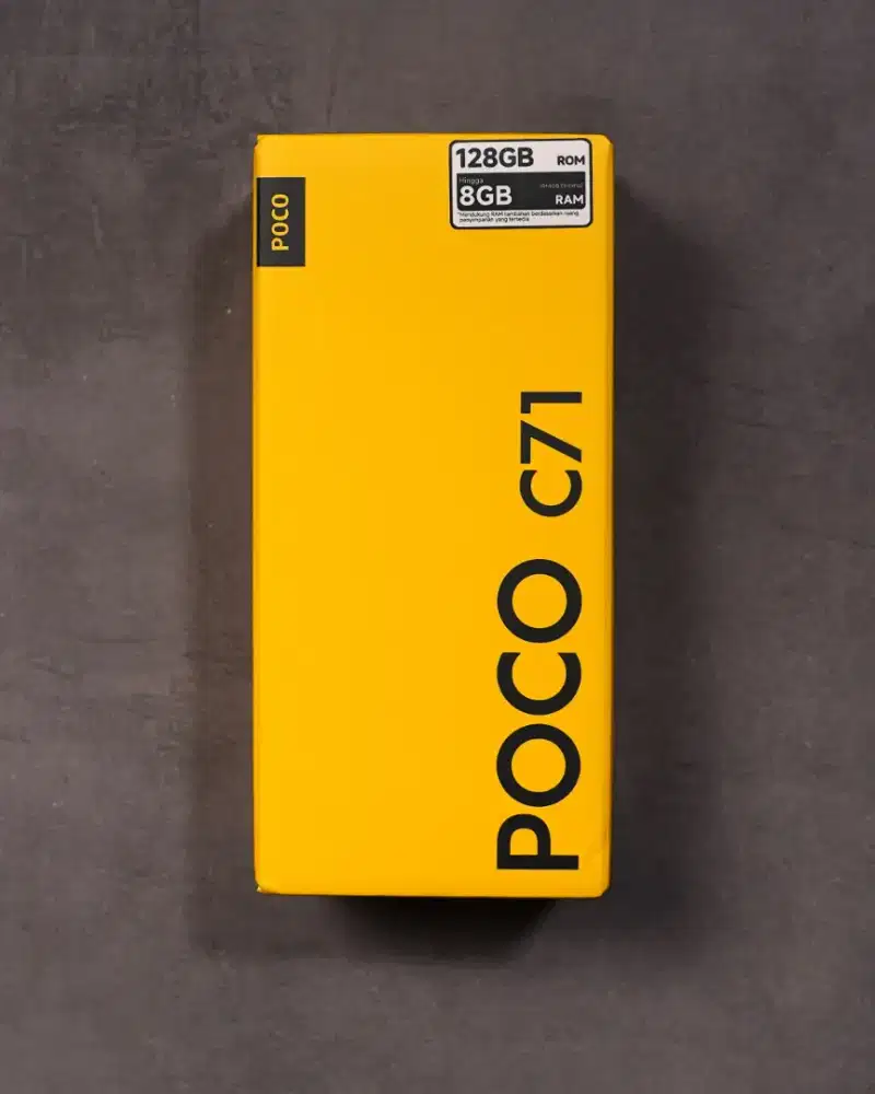 POCO C71 4+4/128GB New Segel Garansi Resmi