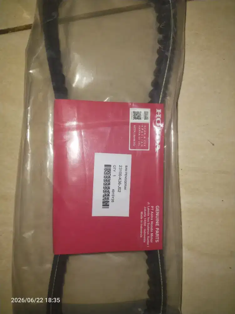 Vanbelt k36 dan oli spx2