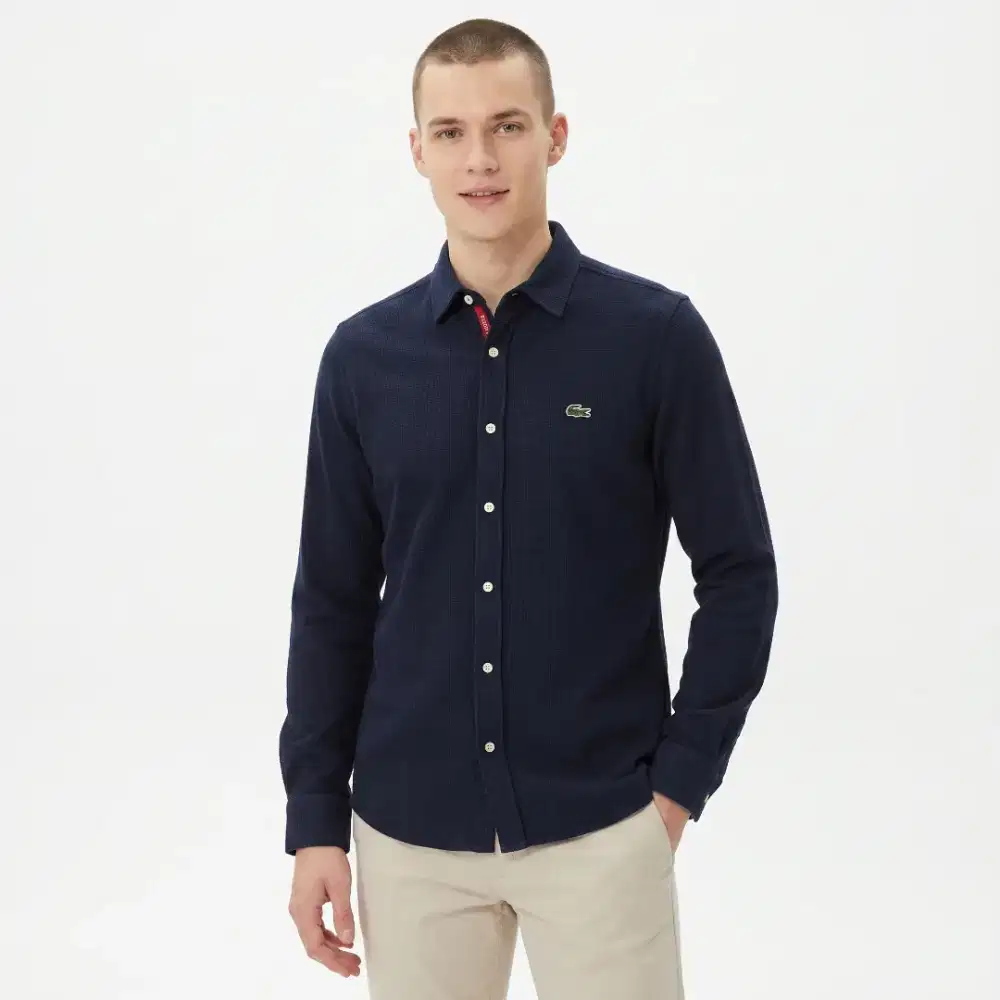 Kemeja Lacoste Navy colour Size 39