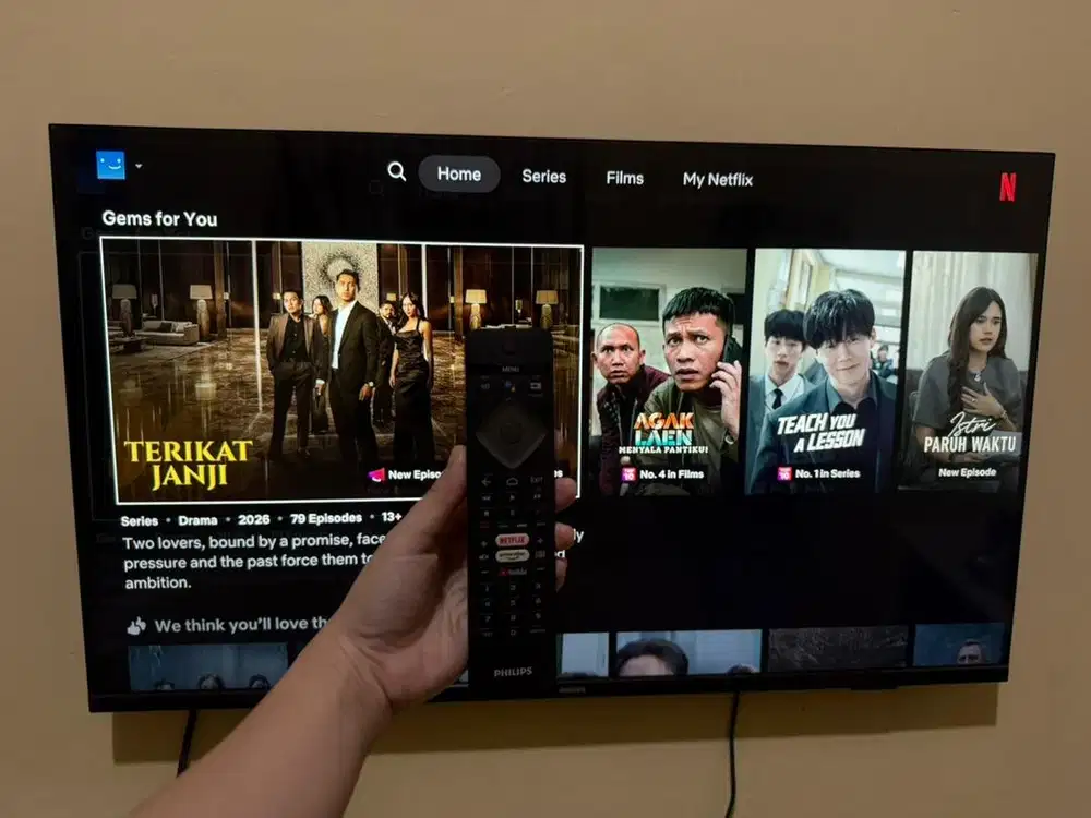 DIJUAL SMART TV LED 43 inch PHILIPS