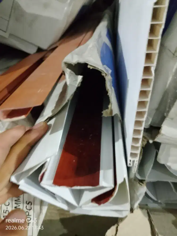 Matrial plafon PVC lengkap dan siap antar