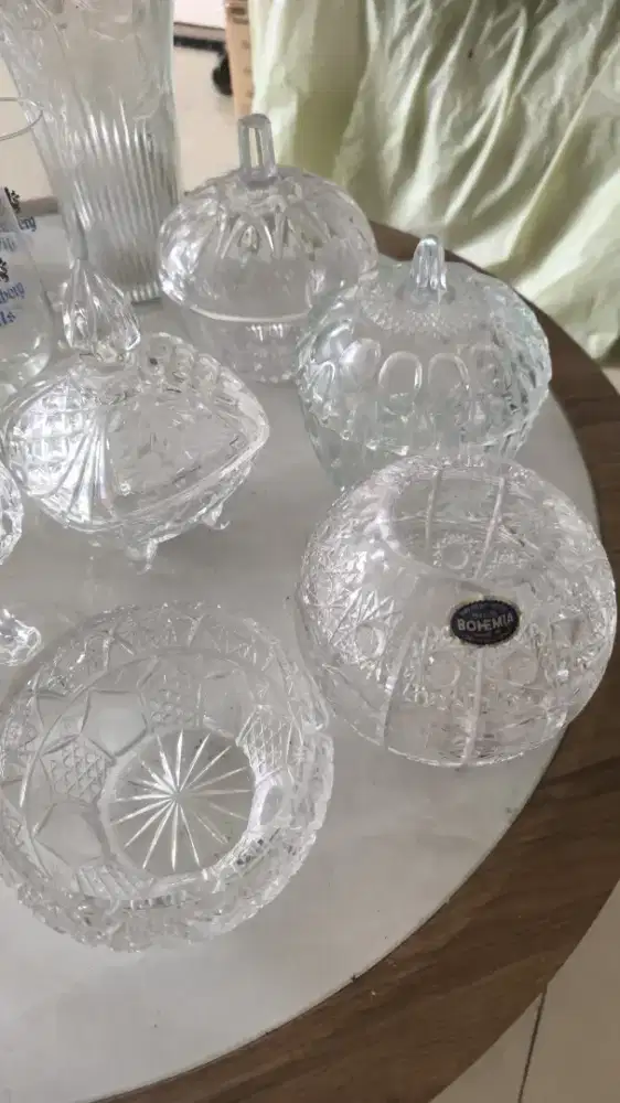 KRISTAL SET , CANGKIR DAN GELAS