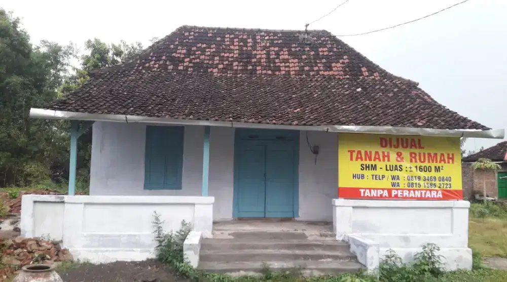 Dijual Rumah dan Tanah, pinggir jalan provinsi