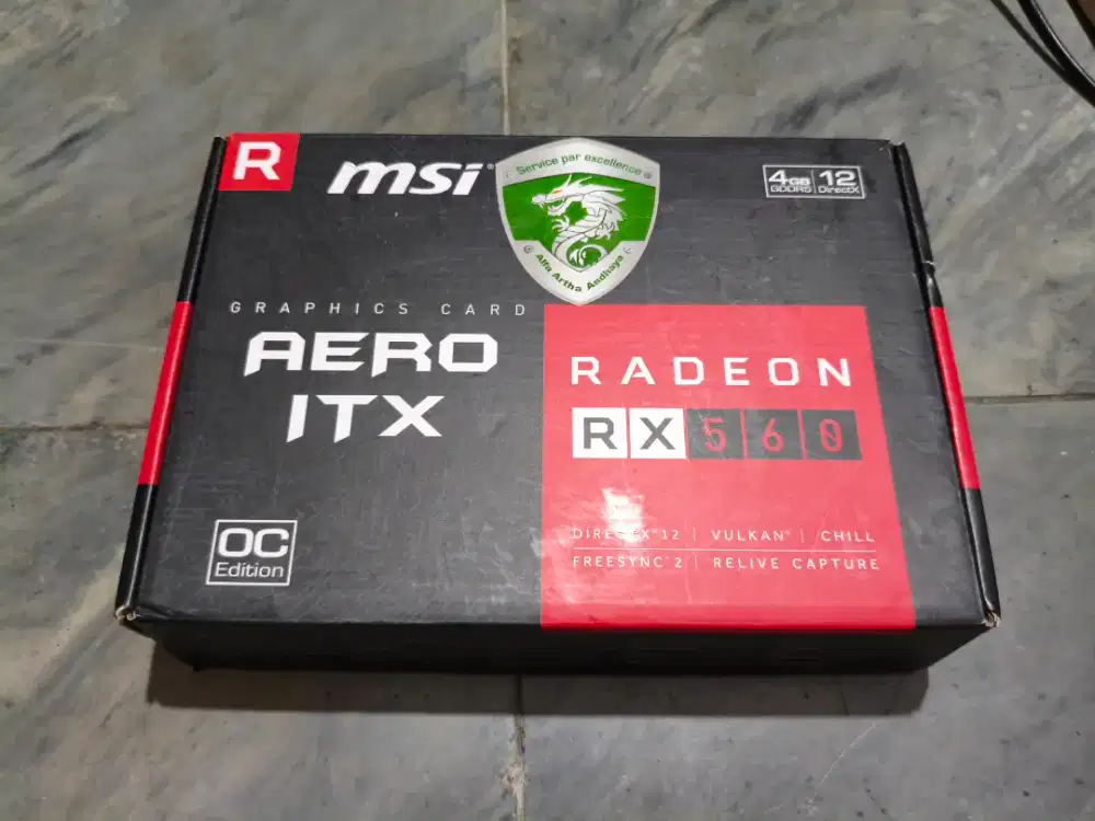 VGA MSI Radeon RX 560 4GB DDR5 128 Bit Like New
