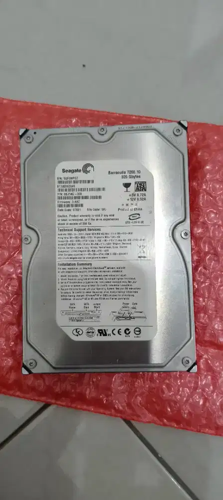Harddisk Internal 3,5 Seagate 320gb