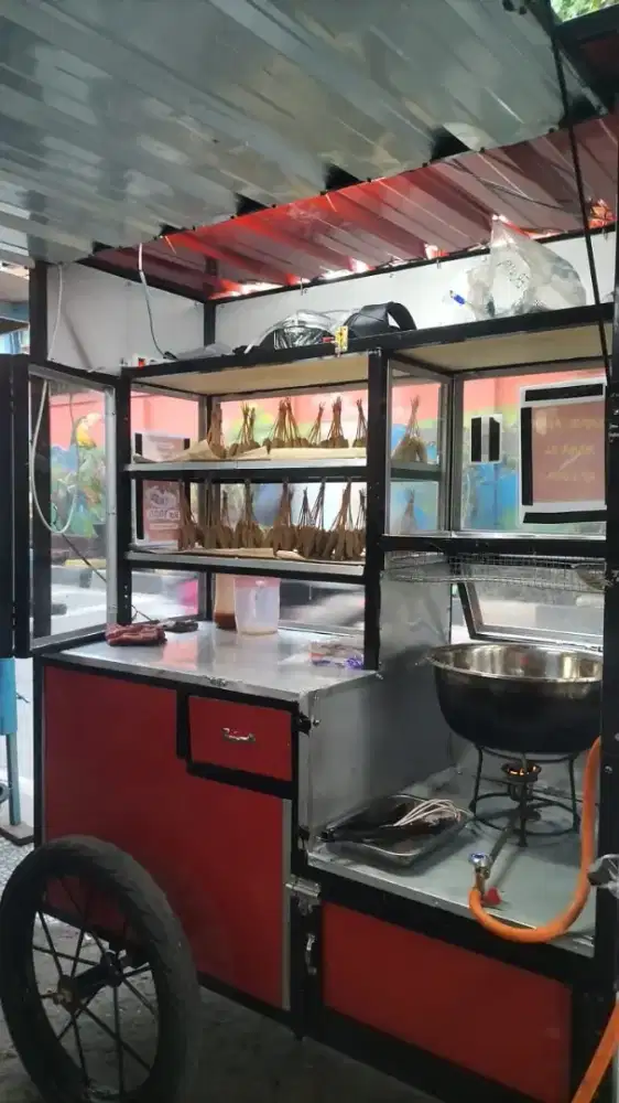 GEROBAK JUALAN SIAP PAKAI