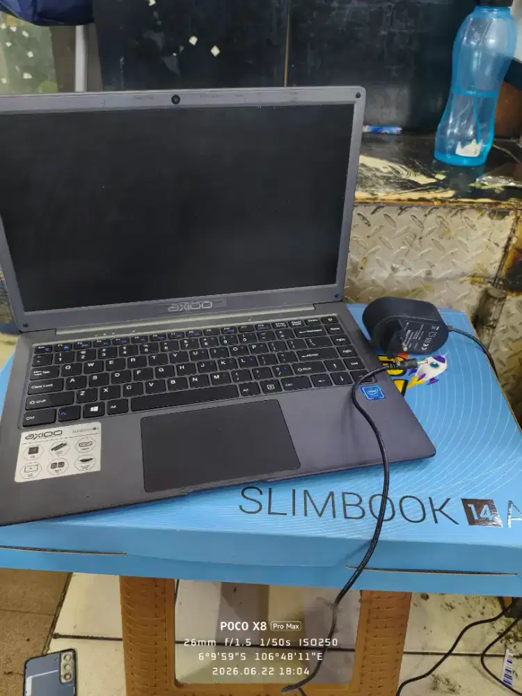 Axioo Slimbook 14A ram 6gb ssd 128gb