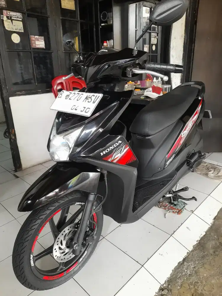 Beat thn 2014.  Plat bekasi
