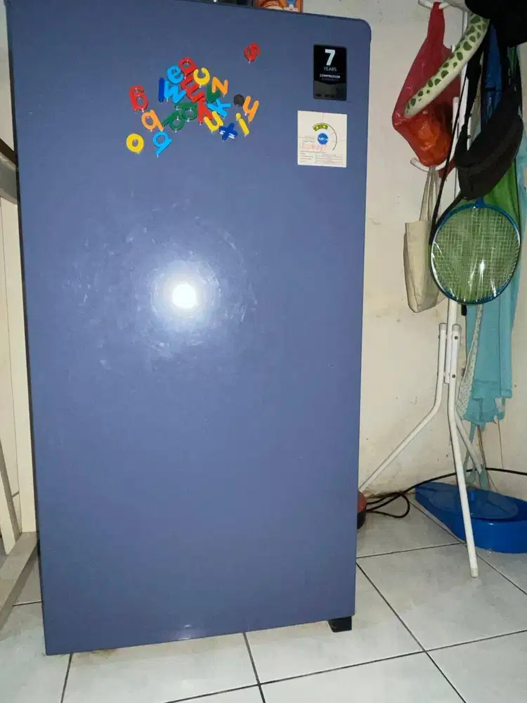 Kulkas AQUA Elektronik AQR-D188(MBL) Biru 1 Pintu 145 L