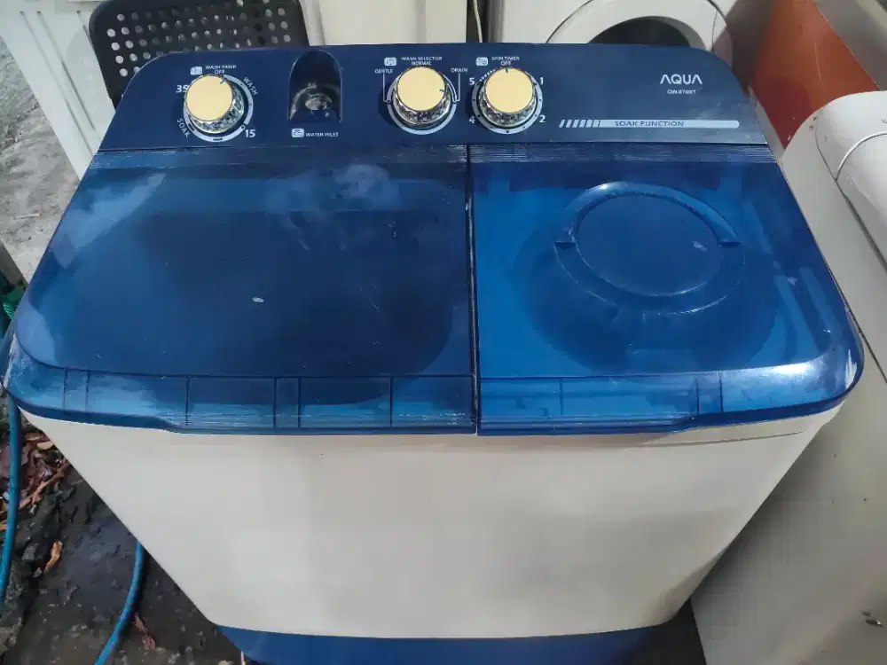 Mesin cuci Aqua 8kg normal bisa cod