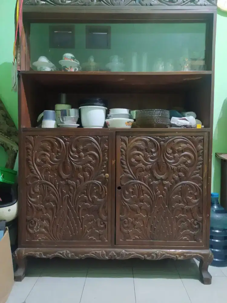 Lemari Jati Ukiran Lemari Jadul