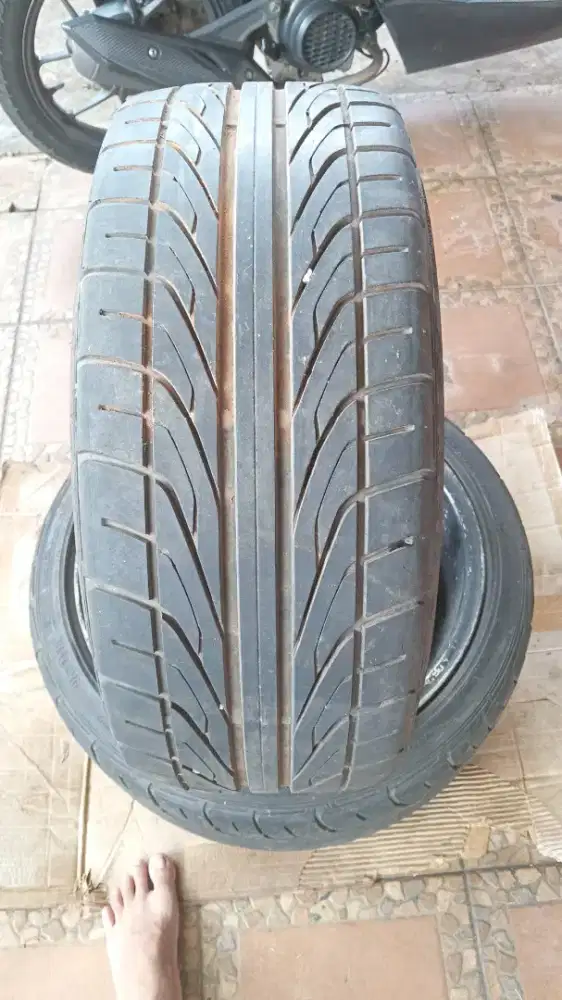 Jual velg racing +ban bekas mobil mazha
