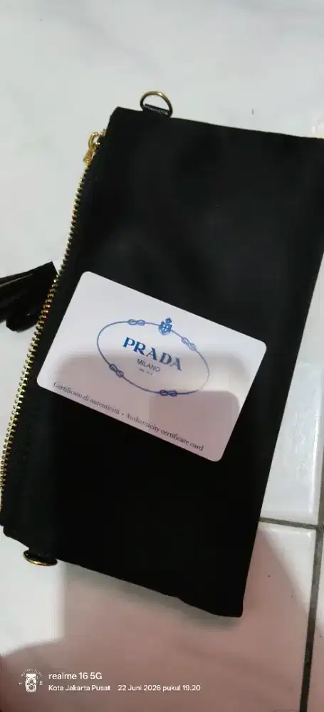 Tas prada hanya ada card saja ori