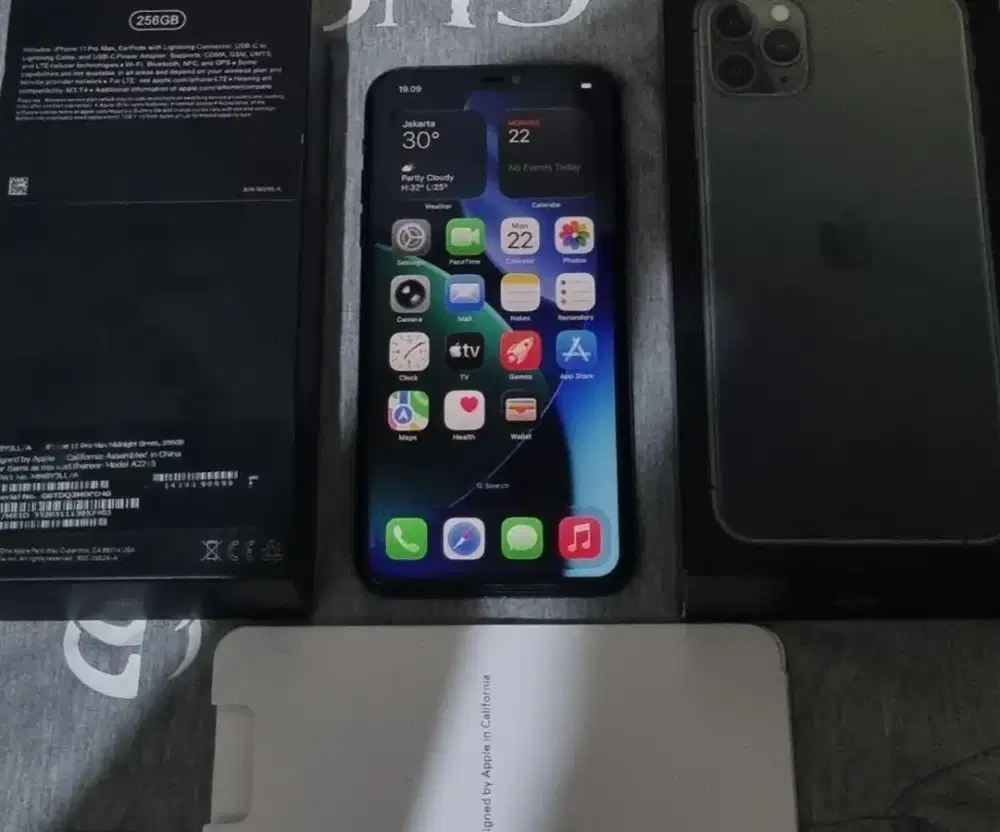Iphone 11 pm 256gb dus kabel data