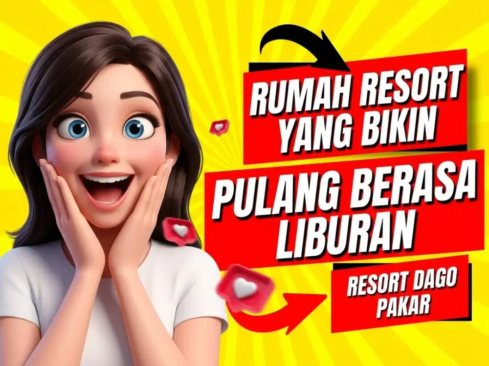 JUAL RUMAH DI RESORT DAGO PAKAR, DAGO PAKAR, DAGO, BANDUNG KOTA.