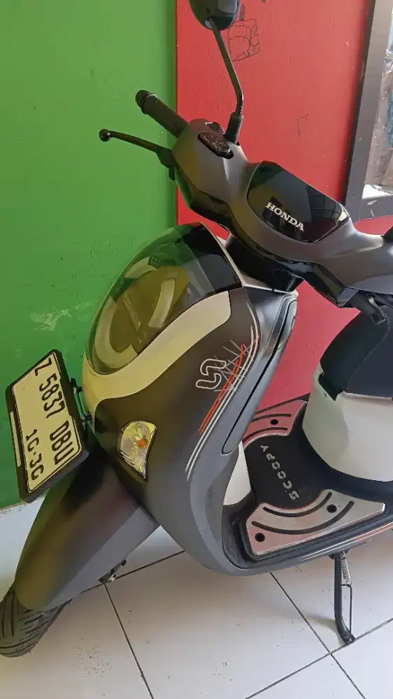 Scoopy kumplit jarak di pakai