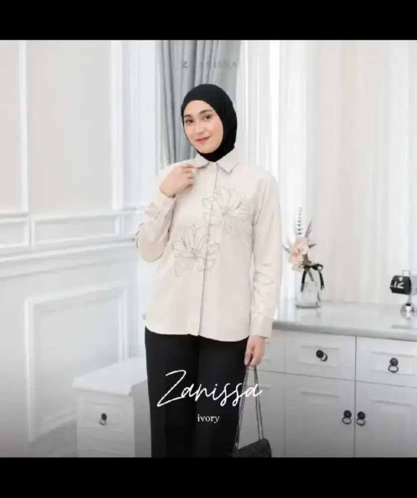 Baju bordir bunga