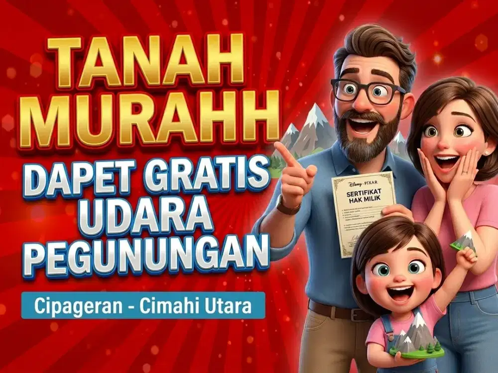 JUAL TANAH DI CUKANG KAWUNG, CIPAGERAN, CIMAHI.