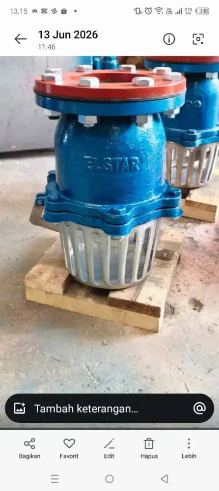 FOOT VALVE MERK (ELSTAR) harga terjangkau kualitas bagus