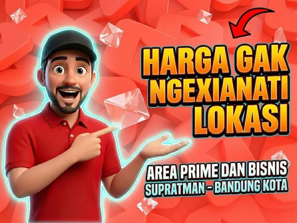 JUAL RUMAH DI JL. SUPRATMAN, CIHAPIT, BANDUNG KOTA.