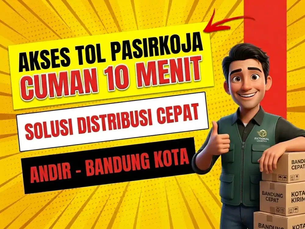 JUAL GUDANG DI DADALI, GARUDA, RAJAWALI, BANDUNG KOTA.