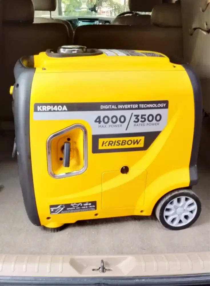 Dijual genset portable, Krisbow KRP140A Inverter 4000W, bensin, silent