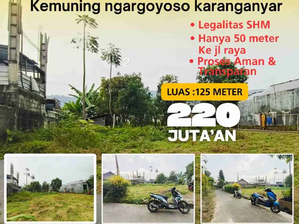 Tanah Kavling premium Kemuning karanganyar