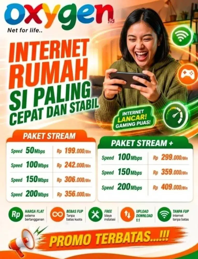 PROMO INTERNET WIFI OXYGEN