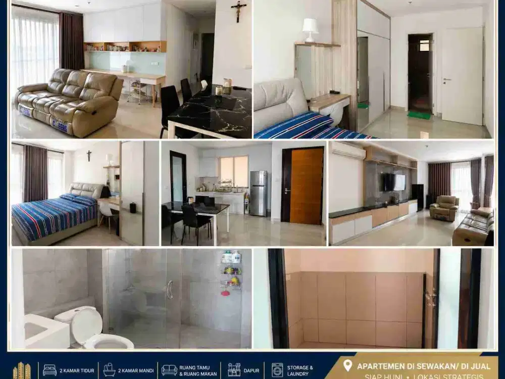 Apartment Llyod Alam Sutera siap huni furnish pasti suka jarang ada