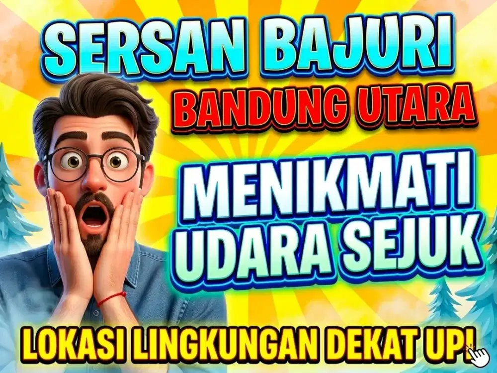 JUAL RUMAH DI SERSAN BAJURI, SETIABUDI, LEDENG, BANDUNG UTARA.