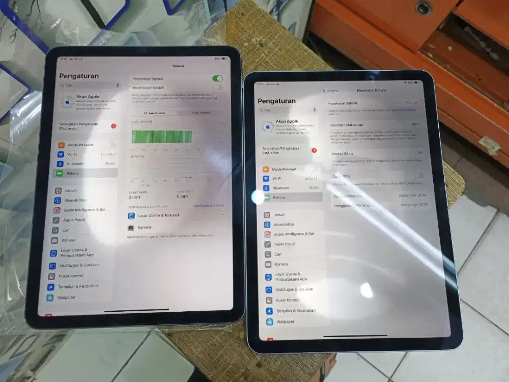 Second Ipad air 11inch M2 dan iPad air gen 5 batangan murah