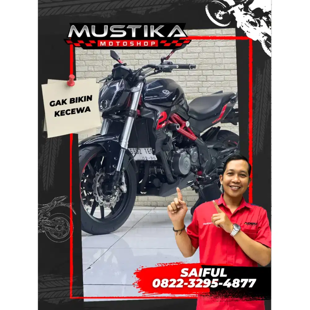 Perfect Condition!!Beneli TNT 249cc 2020 Black N Asli Mulus-Mustika