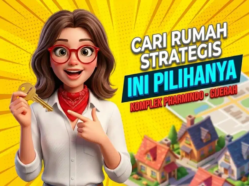 JUAL RUMAH DI PHARMINDO, CIJERAH, MELONG, CIMAHI SELATAN.