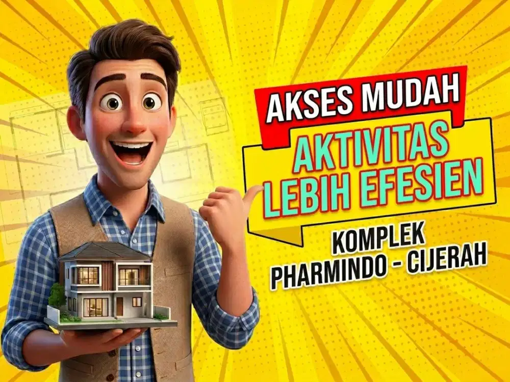 JUALRUMAH DI PHARMINDO, CIJERAH, MELONG, CIMAHI.